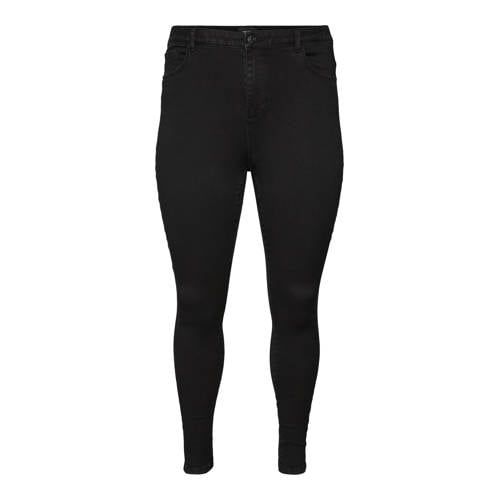 VERO MODA CURVE High Waist Skinny Jeans - Black