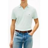 Tommy Hilfiger Slub Oxford Pique Polo Crushed Mint/white Maat: L
