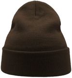 Atlantis Headwear Wind Beanie Recycled Brown One Size