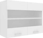 VCM Keukenkast breedte 80 cm Matglazen deur Wandkast Keuken Keukenmeubels Esilo