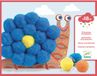 Djeco plakken fluffy dieren - creatieve collage FSC karton