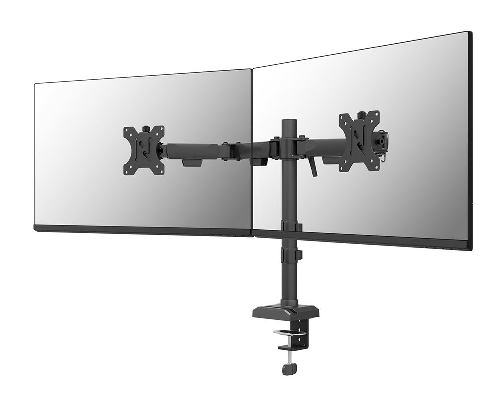 Neomounts DS60-600BL2 Monitor Arm - Dual Monitor Desk Mount - 10-32" - Black