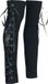 Gothicana by EMP Gothicana Zwarte beenwarmers met vetersluiting - Dames - L-XL