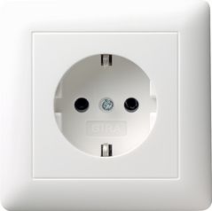 Gira 044027 Wandcontactdoos - Wit