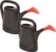 Prosperplast watering can with rose head - 2x pieces - black - plastic - 10 liters - for outdoor use