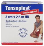 BSN Essity Tensoplast Elastische Kleefband 3 cm x 2,5 m HB