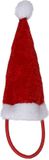 Merkloos / Sans marque Mbw Vertriebsges. Mbh Haar elastiek - Mini kerstmuts - Rood