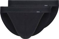 Skiny Slip Set van 2 Heren Zwart Effen Katoen XXL