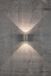 Nordlux Canto Wandlamp Buiten - 2-lichts LED - 3000K - IP44 - Grijs - Rond
