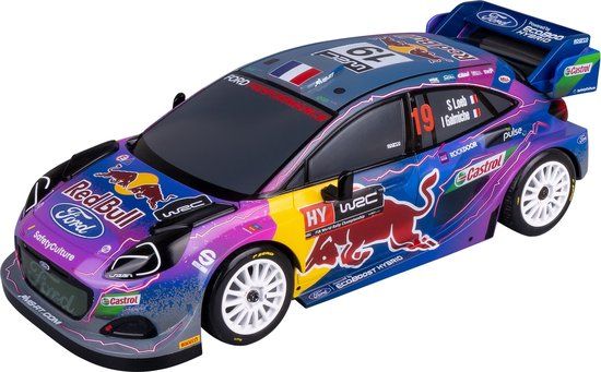 NIKKO RC Auto - Red Bull Rally Series: M-Sport Ford Puma - Blauw/Paars - 9 km/h - 1:16 - Vanaf 6 jaar