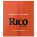D'Addario Woodwinds Rico Sopraansax Riet - Sopraansaxofoon Rieten - Sopraanriet Gemaakt voor beginners, studenten, opvoeders - sterkte 3.0, pak van 10