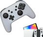 Gadgetpoint - Boîtier de jeu haute performance - Housse souple - Accessoire de manette antidérapant - Blanc