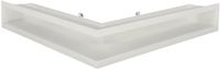 KOTARBAU® Ventilatierooster, Staal, Hoekig, 50/50 cm, Wit