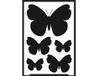 Kreul 74869 – flexibel ontwerp stencil vlinder A5 – negatief