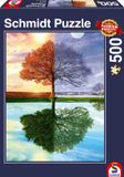Schmidt - Puzzle - Seizoenenboom - 500 pièces