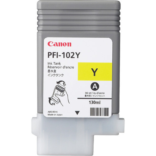 Canon PFI-102Y single pack / geel