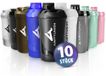 Elzusha - Set de 10 shakers protéinés avec différentes capacités et couleurs
