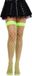 Leg Avenue Fence Net Thigh High Stockings - Green