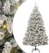 vidaXL Kunstkerstboom 210 cm 300 LED's Warmwit PVC en Staal