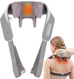 Solfit Nekmassage Apparaat met Verwarming - Grijs/Wit