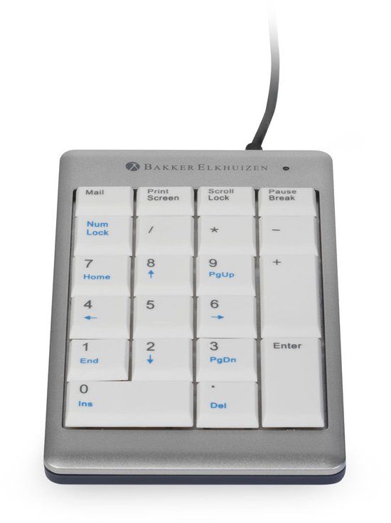 Bakker & Elkhuizen Ultraboard 955 V2 Numeriek Toetsenbord Bedraad Donkergrijs, Lichtgrijs