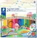 STAEDTLER Noris erasable kleurpotloden met gum - 24 kleuren