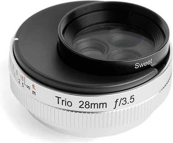 Lensbaby Trio 28 Fujifilm X Lens - Black/White