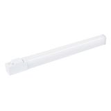 Gefom Gefom Geïntegreerde IP44 LED-lamp met stekker, 70 cm, aluminium behuizing, pc-afwerking, met binnenkant, 10 W, 950 lumen, wit 410039
