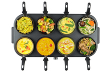 FRITEL Gourmet Wok Pancake GWP 2560 - Wokpan Raclette / Tafelgrill - 8 Personen - Zwart