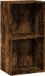vidaXL Bibliothèque - 40x30x77 cm - Bois traité - Couleur chêne fumé