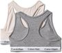 Calvin Klein Bh top zalmroze/grijs