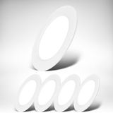 B.K.Licht - LED Inbouwspots - Set van 5 - Plat ontwerp - 12 x 2,8cm - 4.000 K - Wit