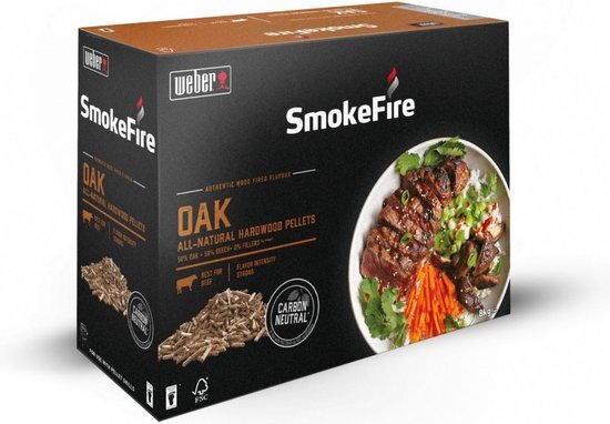 Weber - Wood pellets fsc oak