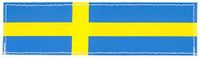 Julius-K9 Zweden Nationale Vlag Verwisselbare Patch, Groot