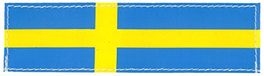 Julius-K9 Zweden Nationale Vlag Verwisselbare Patch, Groot