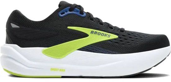 Brooks Ghost Max 3 Men - Black/Navy/Acid Lime - Size 43