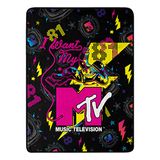 Northwest MTV Micro Raschel Deken 116,8 x 152,4 cm I Want My