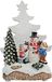 Star Kerstdecoratie "Kerstman met kinderen", met LED-verlichting in groen, ca. 14 x 8 cm, werkt op batterijen, meerkleurig