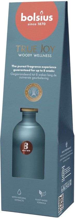 Bolsius - Geurverspreider - 80 ml - True Joy Woody Wellness