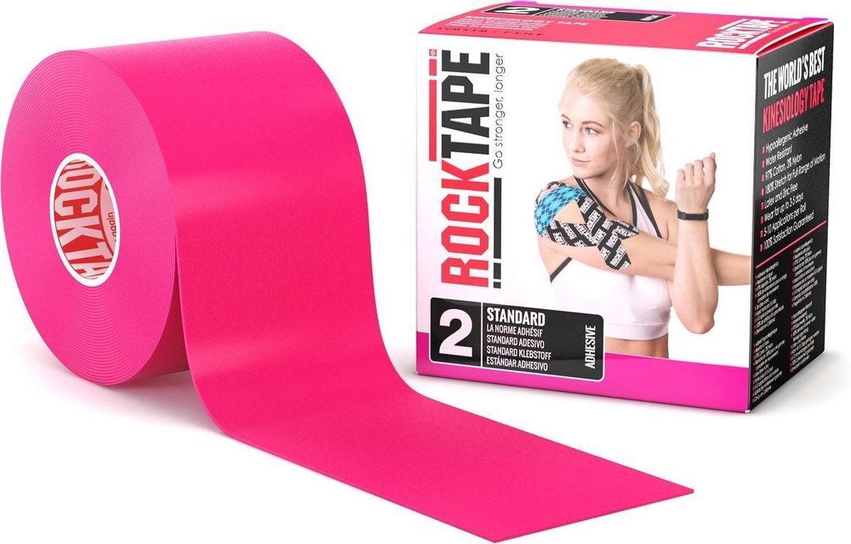 Rocktape Rocktape Classic Kinesiotape - Sporttape - 5 cm x 5 m - Roze
