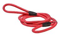 Bobby Walk Tubolare hondenriem, trainingslijn, duurzaam nylon, rood, 192 x 1,2 cm