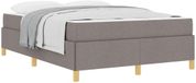 vidaXL Bedframe Taupe Stof 160 x 200 cm