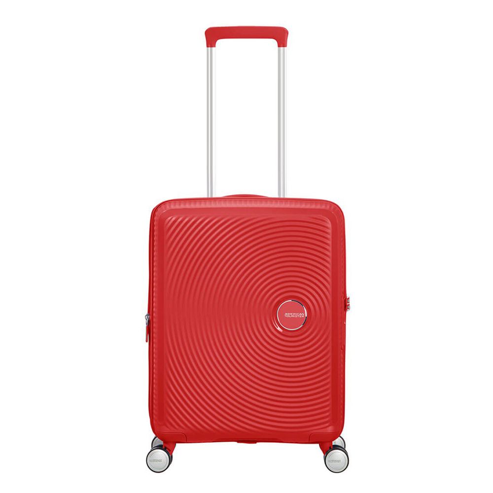 American Tourister Soundbox Spinner 55 Expandable - Coral Red