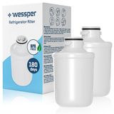 Wessper waterfilter voor koelkast, vervanging Hotpoint C00300448, Indesit C00300448, Caple C00300448, waterfilter, compatibel met Hotpoint, Indesit, Caple koelkast - 2 stuks