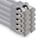 Freiwerk 2,0 m - grijs - 10 stuks CAT.7 netwerkkabel LAN Ethernet patchkabel S-FTP LSZH PIMF 10GB s RJ45 connector Cat6a