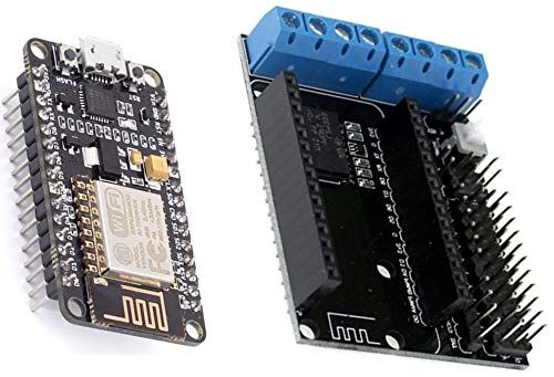 TECNOIOT NodeMCU + Motor Shield Development Kit WiFi ESP-12E ESP8266 ESP 12E