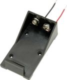 Tru Components BH9VA Batterijhouder 1 9V (blok) Kabel