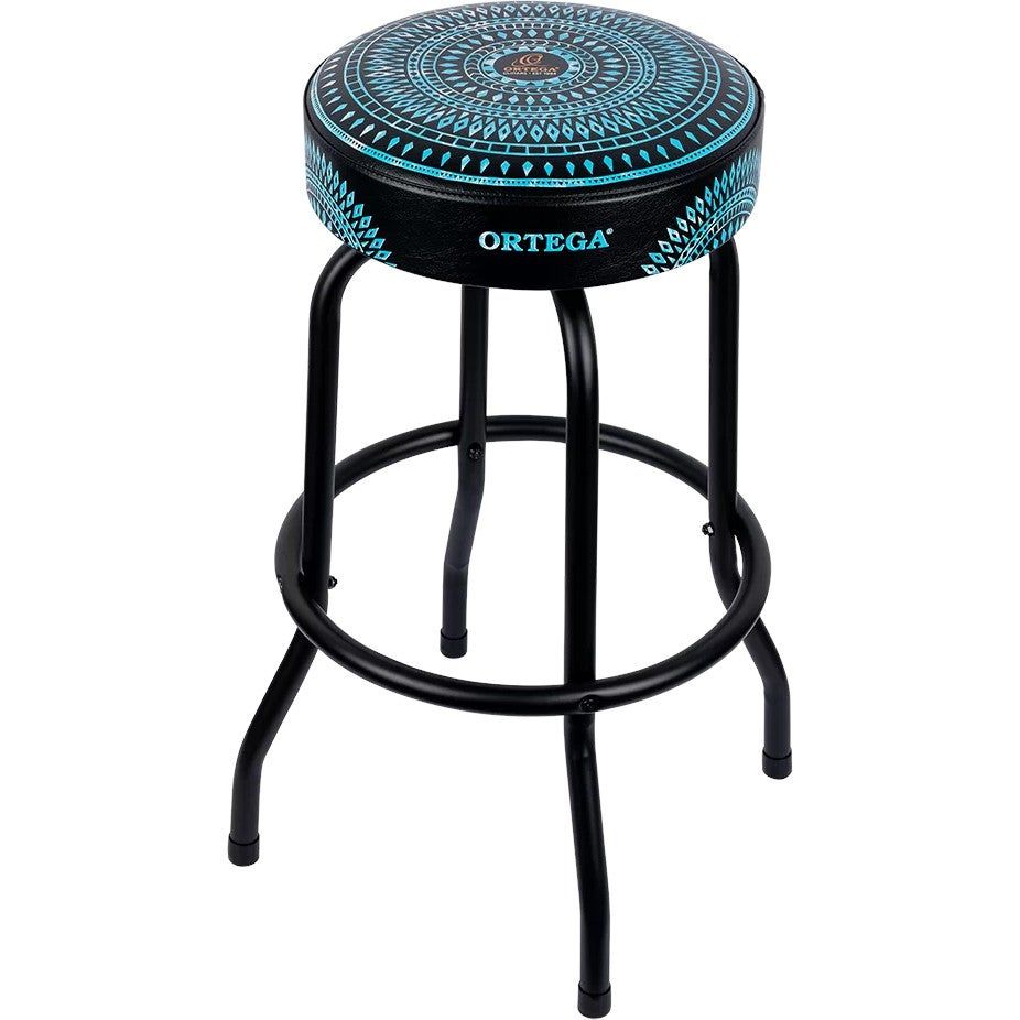 Ortega OBS30-BLKC 30 inch Bar Stool - Blue Kaleidoscope - 76 cm
