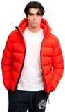 Superdry Sportieve Capuchon Pufferjas Heren L Rood