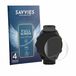 Savvies - Screenprotector voor Garmin Forerunner 70/170/170 Music - Folie Beschermfolie transparant volledig dekking 4 Stuks